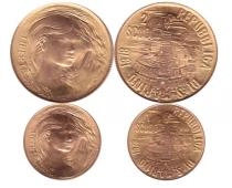 Продать Подарочные монеты Сан-Марино 2 скуди и 1 скуди 1978 Золото