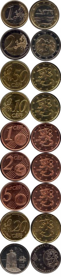 Продать Подарочные монеты Финляндия Башня Рахасарджа 2007 