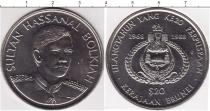 Продать Монеты Бруней 2 доллара 2000 Медно-никель