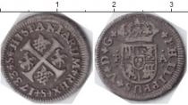 Продать Монеты Испания 1/2 реала 1733 Серебро