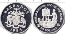 Продать Монеты Барбадос 20 долларов 1985 Серебро