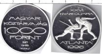 Продать Монеты Венгрия 1000 форинтов 1995 Серебро