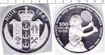 Продать Монеты Ниуэ 100 долларов 1987 Серебро