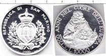 Продать Монеты Сан-Марино 10000 лир 2000 Серебро