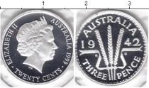 Продать Монеты Австралия 3 пенса 1999 Серебро