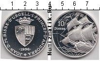 Продать Монеты Андорра 10 динерс 1996 Серебро