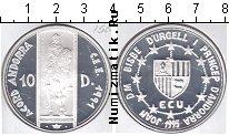 Продать Монеты Андорра 10 динерс 1995 Серебро