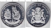 Продать Монеты Малави 5 квач 2005 