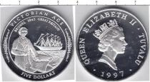 Продать Монеты Тувалу 5 долларов 1997 Серебро