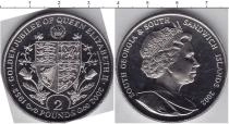Продать Монеты Сандвичевы острова 2 фунта 2002 Медно-никель
