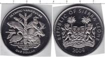 Продать Монеты Сьерра-Леоне 1 доллар 2009 Медно-никель