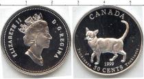 Продать Монеты Канада 50 центов 1999 Серебро