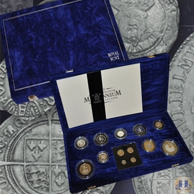 Продать Подарочные монеты Великобритания Миллениум 2000 Серебро
