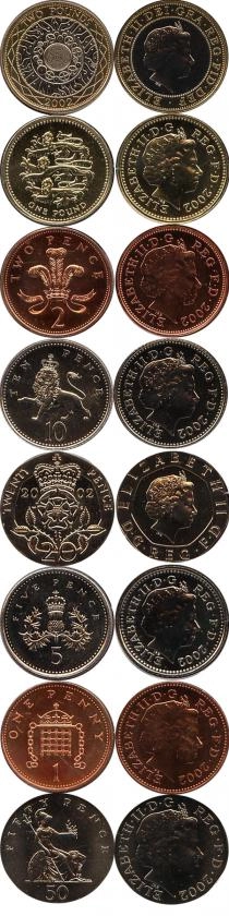 Продать Подарочные монеты Великобритания Королева Елизавета 2002 