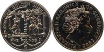 Продать Подарочные монеты Гернси Золотой юбилей королевы 2002 Медно-никель