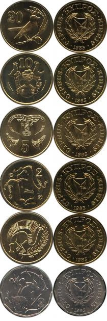 Продать Подарочные монеты Кипр Выпуск 1983 1983 