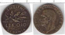 Продать Монеты Албания 0,10 лек 1940 Бронза