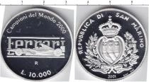 Продать Монеты Сан-Марино 10000 лир 2001 Серебро