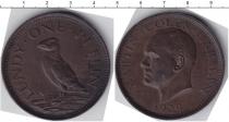 Продать Монеты Лунди 1 пуффин 1929 Медь