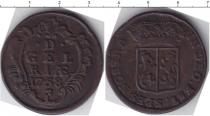 Продать Монеты Нидерланды 1 дьюит 1758 Медь