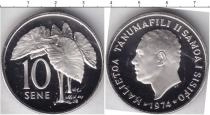 Продать Монеты Самоа 10 сен 1974 Серебро