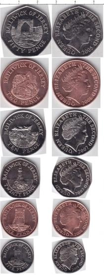 Продать Наборы монет Остров Джерси Остров Джерси 2005-2008 0 