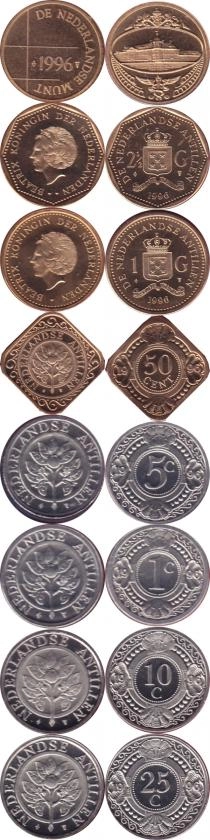 Продать Подарочные монеты Антильские острова Выпуск 1991 года 1991 