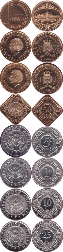 Продать Подарочные монеты Антильские острова Выпуск 1993 года 1993 