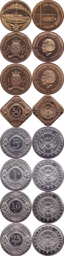 Продать Подарочные монеты Антильские острова Выпуск 1997 года 1997 