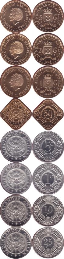 Продать Подарочные монеты Антильские острова Выпуск 1998 года 1998 
