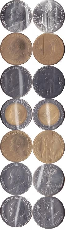 Продать Подарочные монеты Ватикан Выпуск монет 1984 года 1984 