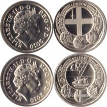 Продать Подарочные монеты Великобритания Новая серия монет 2010 