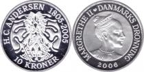 Продать Подарочные монеты Дания 200- летие со дня рождения Г, С, Андерсена 2006 Серебро