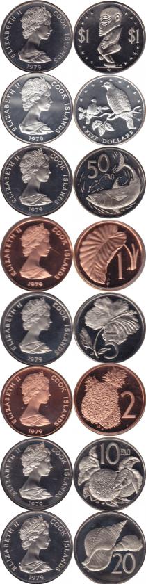 Продать Подарочные монеты Острова Кука Выпуск 1979 года ФАО 1979 