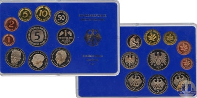 Продать Подарочные монеты ФРГ Монеты 1979 (чеканка Карлсруэ) 1979 