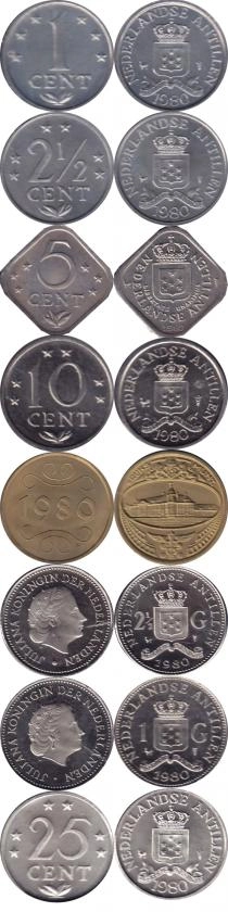 Продать Подарочные монеты Антильские острова Выпуск 1979 года 1979 