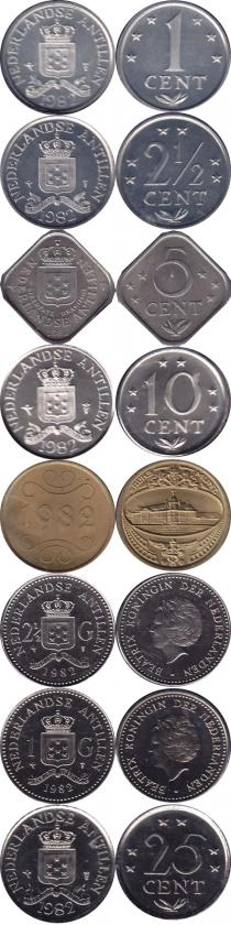 Продать Подарочные монеты Антильские острова Выпуск 1981 года 1981 