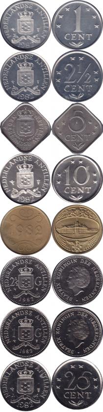 Продать Подарочные монеты Антильские острова Выпуск 1982 года 1982 