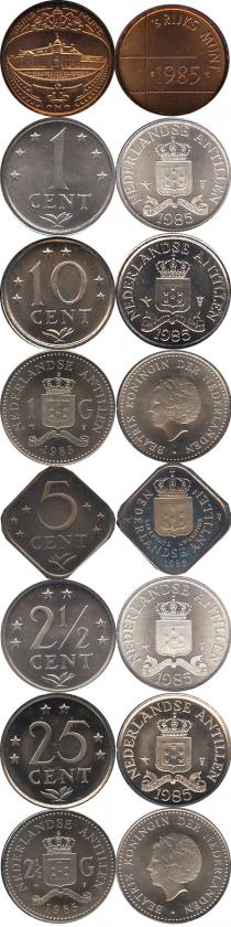 Продать Подарочные монеты Антильские острова Выпуск 1984 года 1984 