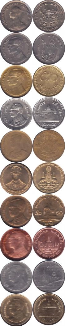 Продать Подарочные монеты Таиланд Набор 1957-2009 0 