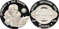 Продать Подарочные монеты Сан-Марино Международный год астрономии 2009 Серебро