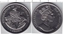 Продать Монеты Остров Мэн 1 крона 1998 Медно-никель