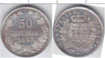 Продать Монеты Сан-Марино 50 сентесим 1898 Серебро