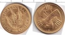 Продать Монеты Сан-Марино 5 скудо 1979 Золото