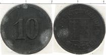 Продать Монеты Нотгельды 10 пфеннигов 1917 Цинк
