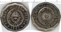 Продать Монеты Аргентина 25 сентаво 1967 Сталь покрытая никелем