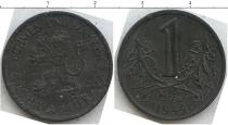 Продать Монеты Чехословакия 1 крона 1944 Цинк