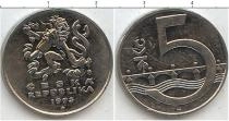 Продать Монеты Чехословакия 5 крон 1993 Медно-никель