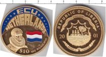 Продать Монеты Либерия 10 долларов 2001 