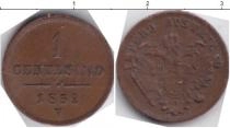 Продать Монеты Австрия 1 сентесимо 1852 Медь